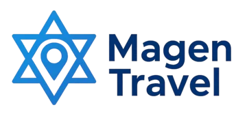 MagenTravel circular blue logo